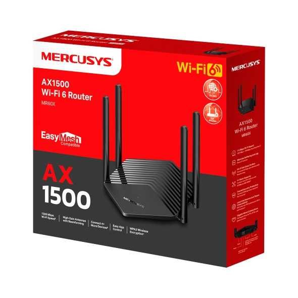 Новый wi-fi 6 Mesh Гигабитный Роутер Mercusys MR60X ax1500 MU-MIMO