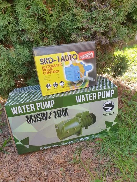 Насосна станція 1,1 kW AUTO с пресконтролем (ТІЛЬКИ ДОСТАВКА ПОШТОЮ)