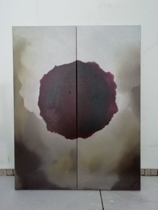 Conjunto 2 telas quadros