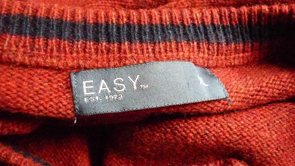 Easy- męski sweter wełniany r; XL