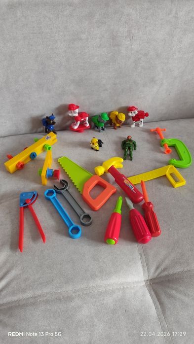 Набір інструментів , фігурки щенячий патруль