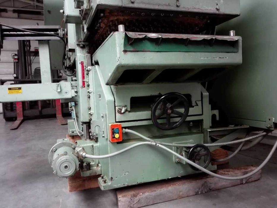 Potężna Strugarka dwustronna pod duże obciążenia ,wały spiralne