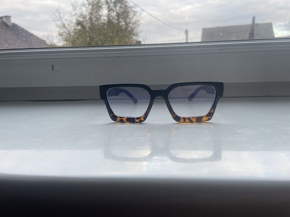 Okulary zerówki panterka