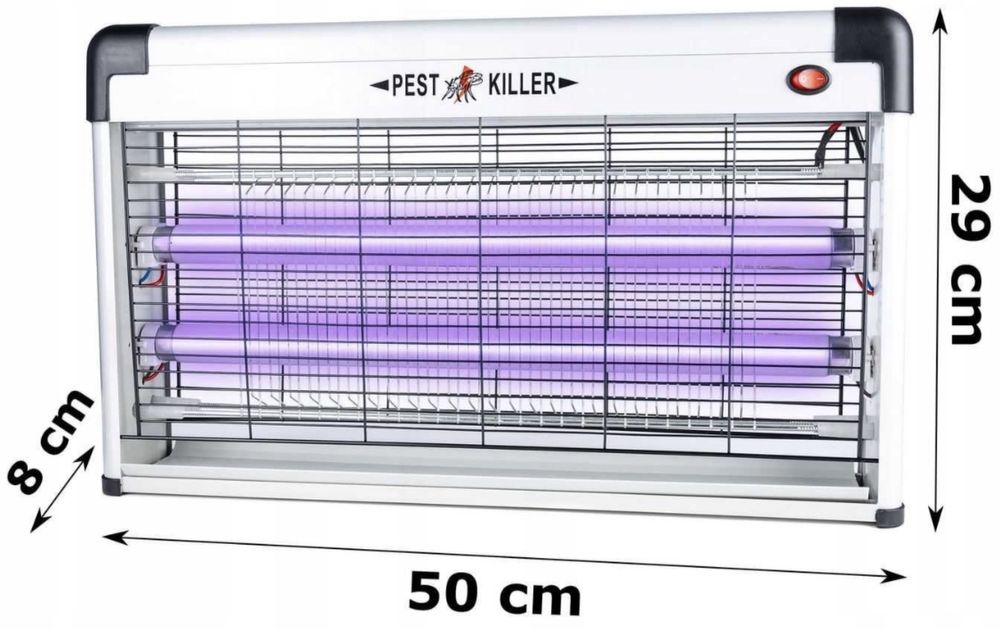 MOCNA Lampa Owadobójcza 50 W UV 230V