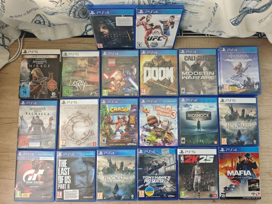 Диски на PS4, PS5 ігри
