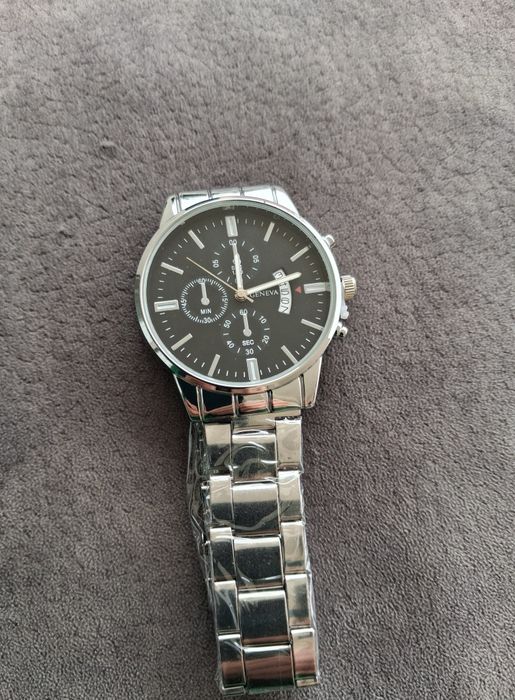 Conjunto de relógio e pulseira homem Novo