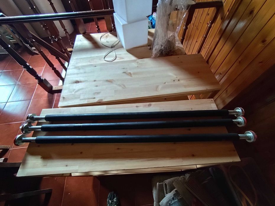 Barras de elevacoes para treino em casa - homegym