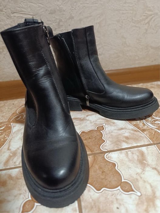 Черевики зимові/ стильні челсі