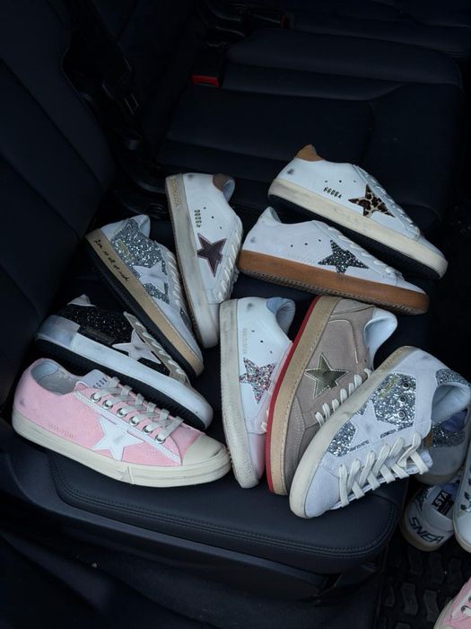Повний комплект! Жіночі кросівки Golden Goose Suede Ball Star Sneakers Beige голден гус бежеві