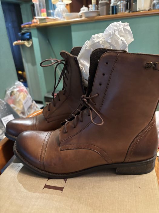 Buty Lasocki sznurowane botki sztyblety