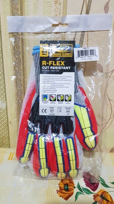 Ударопрочные рабочие перчатки Ringers Gloves R-065 R-FLEX