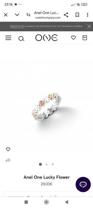 Anel One lucky flower