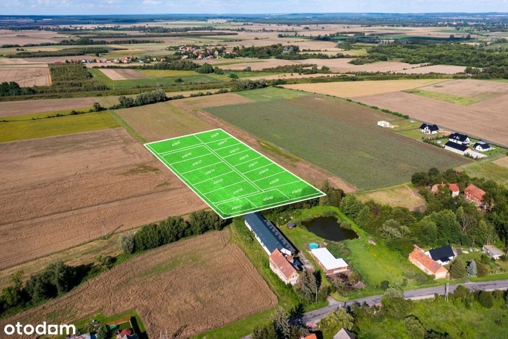 Działki budowlane pod Lubinem