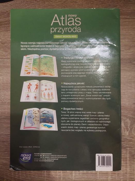 Atlas przyrody Świat wokół nas Nowa Era
