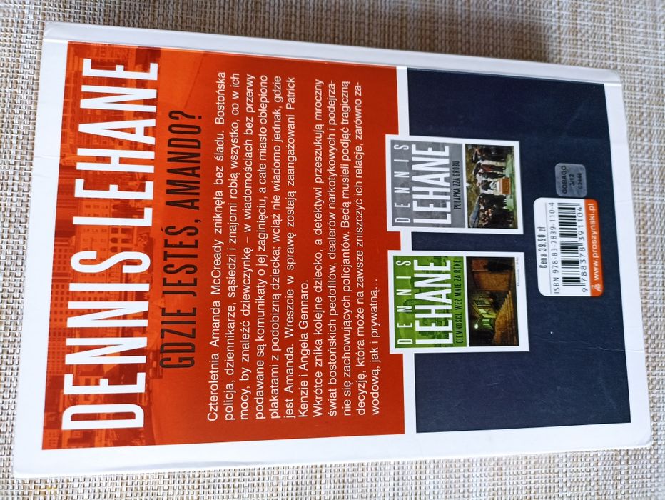 Gdzie jesteś Amando Dennis Lehane