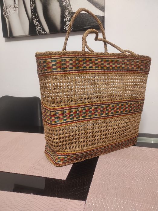 Torba z plecionki, plecionkowa, wiklinowa, torba wieczorowa, zakupowa