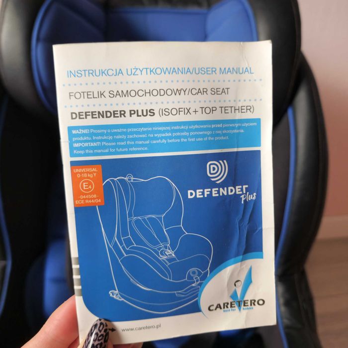 Дитяче автокрісло Caretero Defender Plus Isofix (0-18кг)
