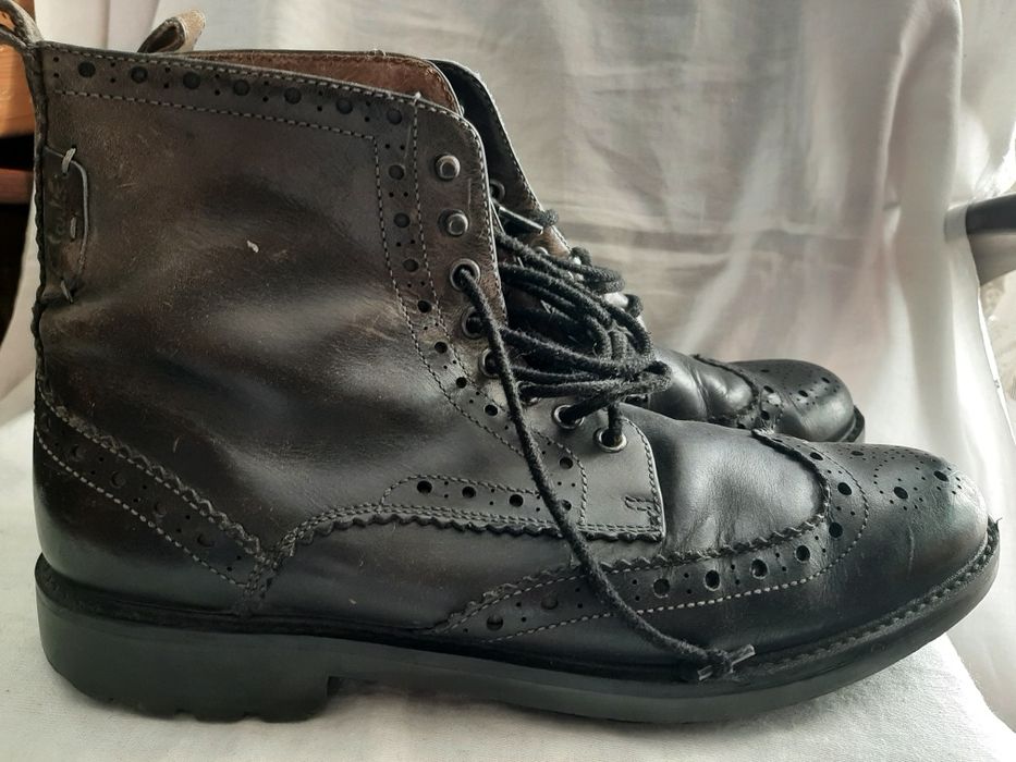 Trzewiki męskie, skórzane, Clarks