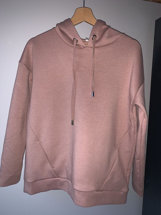 Bluza z kapturem kolor: brudny róż