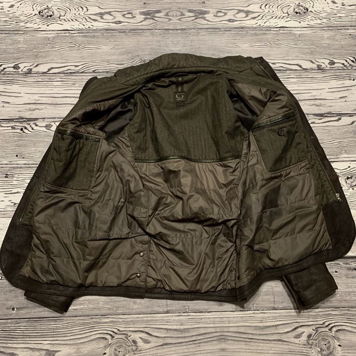 Кожаная куртка Gimo’s Brown Nappa Leather Jacket Gimos Zilli Loro