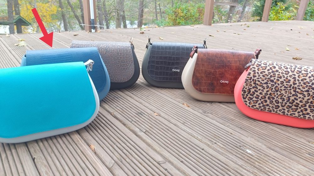 Obag shoulder lazur zestaw klapka o bag