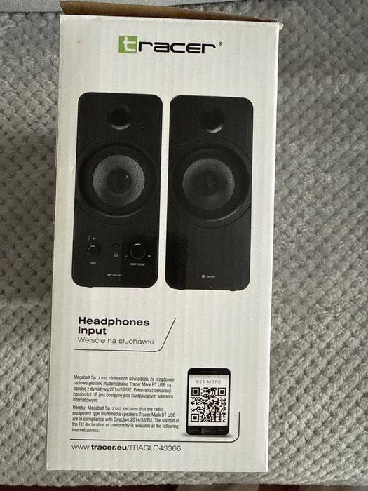 Tracer Mark BT USB 2.0 głośniki Bluetooth 12W - nowe