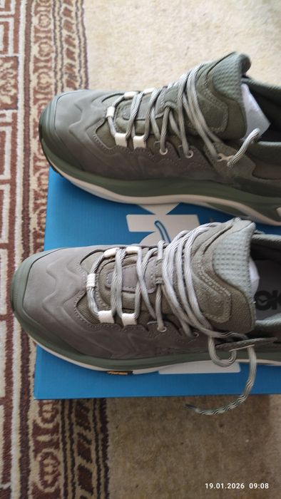 Чоловічі туристичні кросівки HOKA Kaha 3 Low GTX Хакі