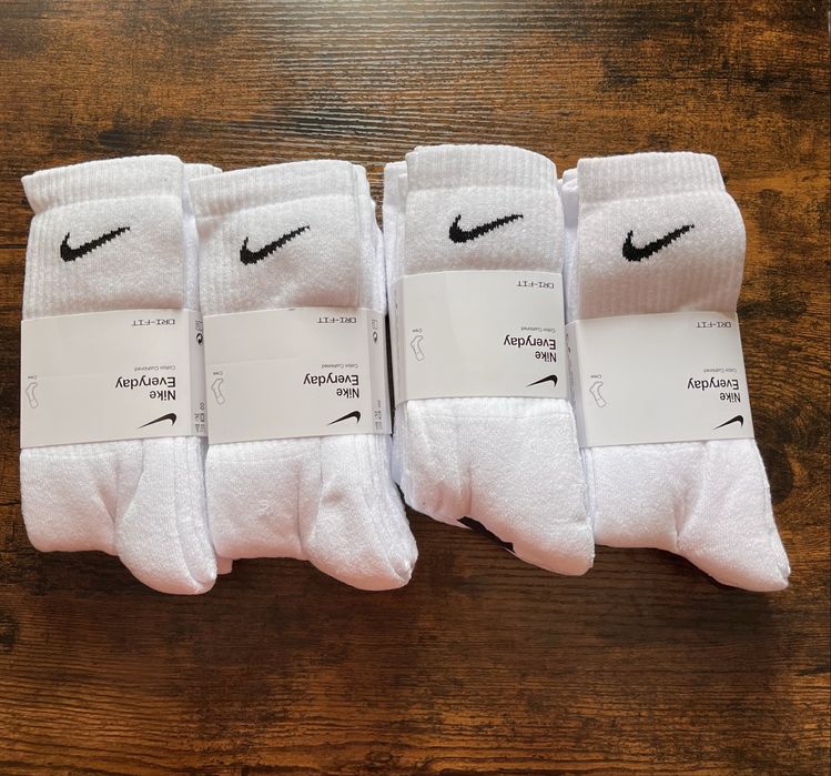 Skarpetki nike 12 par białe skarpetki nowe