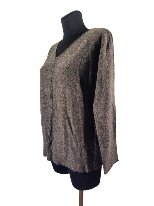 Nowy sweter BonPrix 36,S / 38,M melanż brązowy