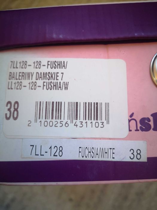 Rogoziński baleriny  fuksja 38