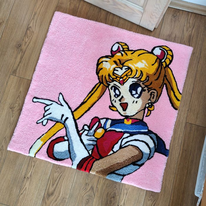 Ręcznie robiony dywan kawaii sailor moon  anime