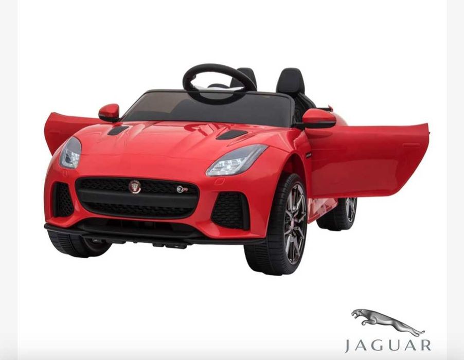 Vendo carro jaguar de criança vermelho novo 2 assentos e com comando