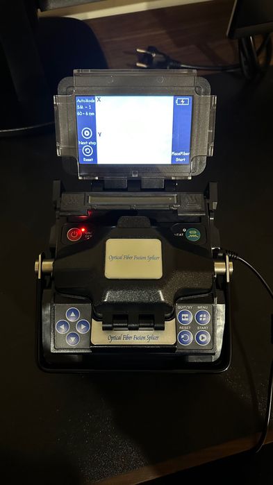 Máquina fusão fibra óptica