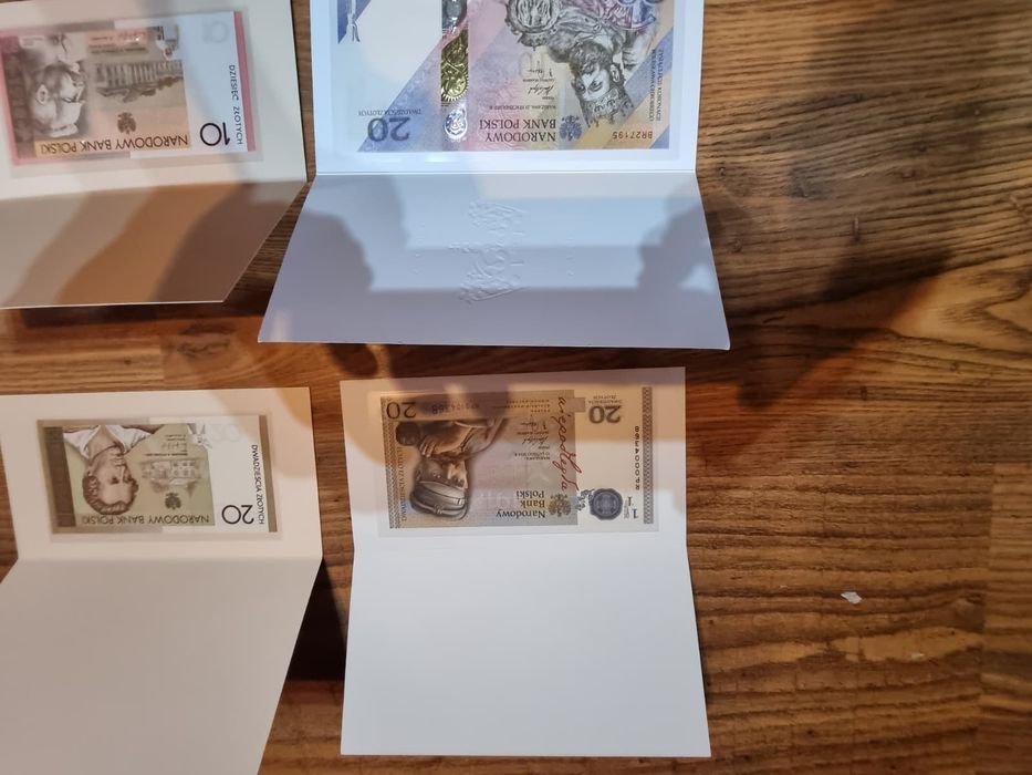 Banknoty kolekcjonerskie zestaw 15szt.