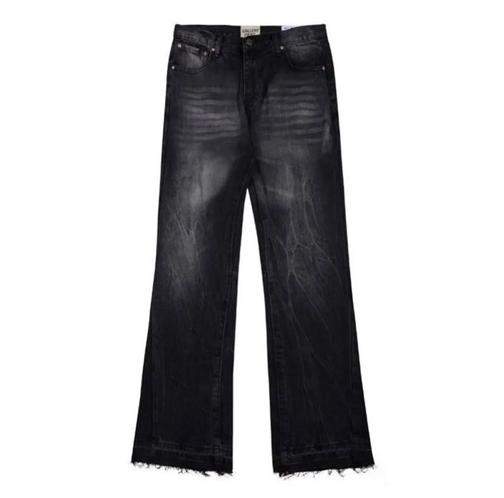 Джинси Gallery Dept Flared Jeans(S, M, L, XL) у 2-ох кольорах: Чорний, Сірий.