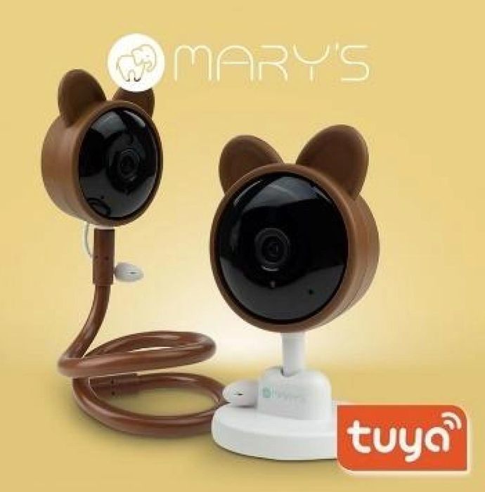 Niania kamera elektroniczna Miś brązowy WiFi TUYA Mary's