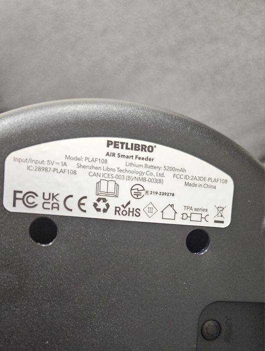 Автоматична Wi-Fi годівниця PETLIBRO Air PLAF108 2L для котів та собак Нова