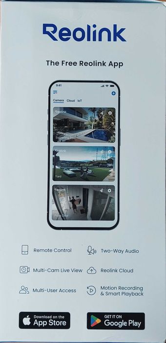 Video Câmara de vigilância panorâmica para interiores: Reolink