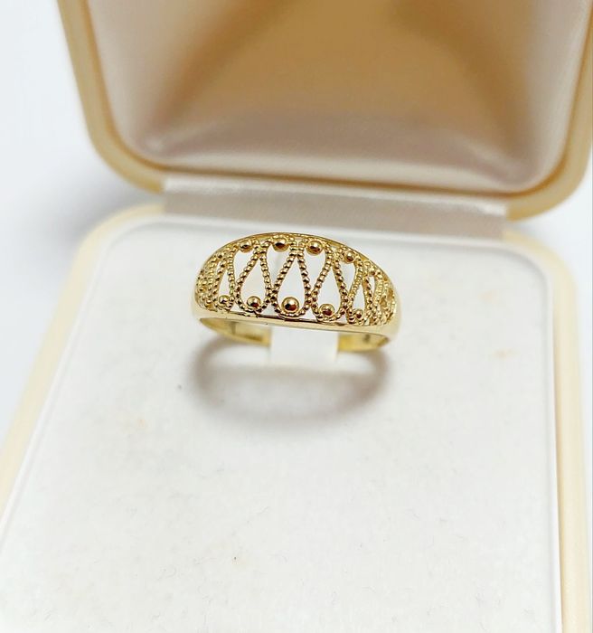 Pierścionek złoty 585 roz 13