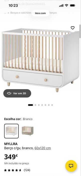Mobilia Bebe Ikea, temos o movel e o trocador