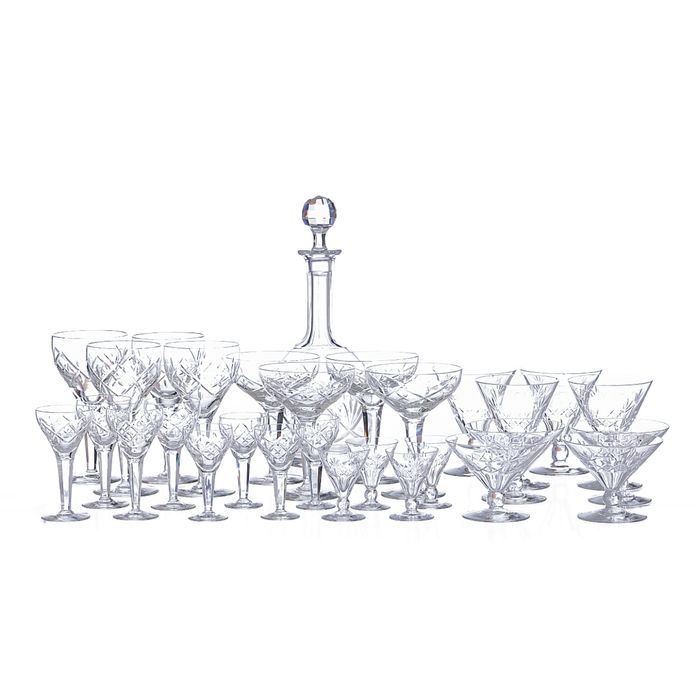 Vidro e Cristal - Serviço de 177 copos