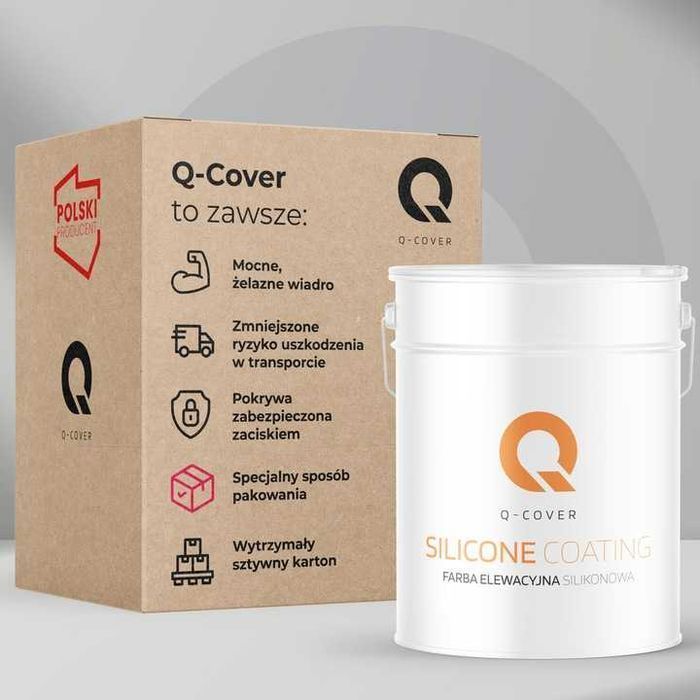 Farba Elewacyjna Silikonowa 10L prosto od producenta dostawa gratis