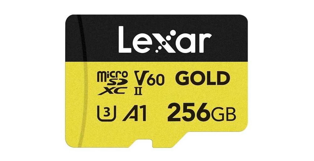 Lexar GOLD microSDXC UHS-II V60 - 256GB - 280MB/s - NOVO