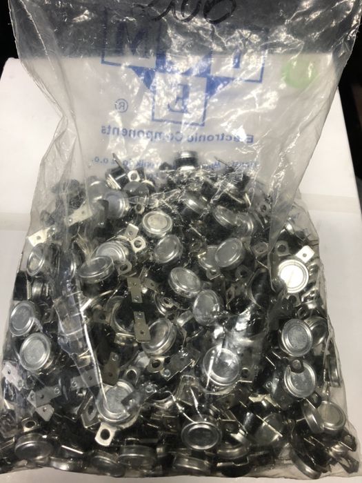 25 x Termostat Przełącznik czujnik temperatury f120°C L140°C