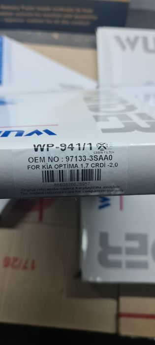 Продам фильтр салона  KIA OPTIMA1.7CRDI-2.0-2.4
