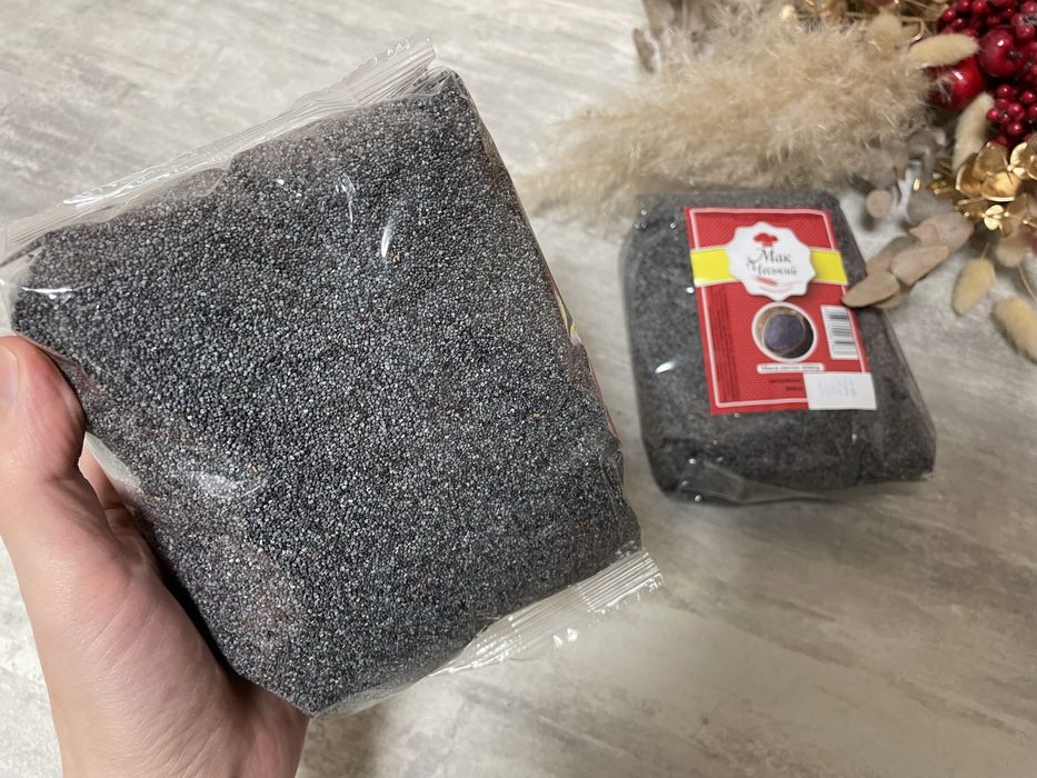 Мак сухий чеський. сирий, не мелений по 500г. НЕ гірчить