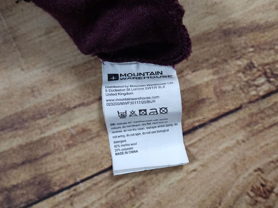 MOUNTAIN WAREHOUSE Bluzka Wełna Merino r. M/L
