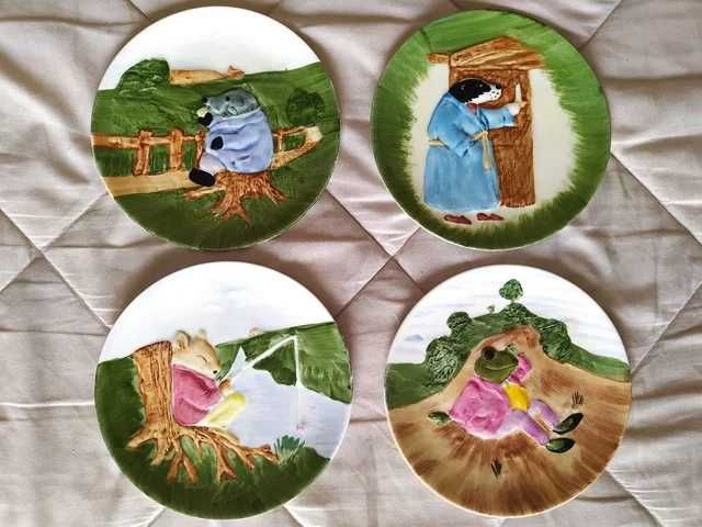 Pratos "The Wind in the Willows" Crown Staffordshi