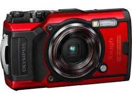 Máquina Fotográfica Olympus TG-6 Vermelha
