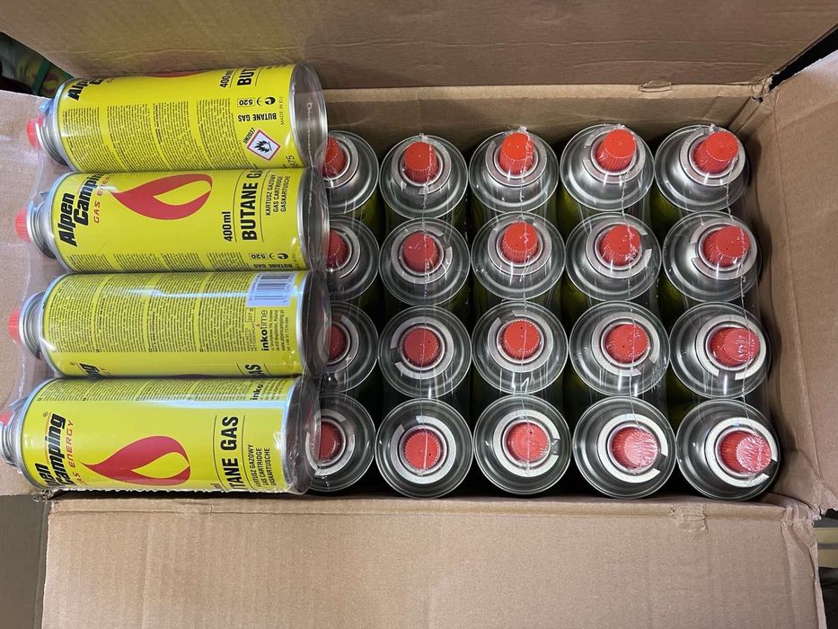 Газовий Балончик Alpen Camping 400ml/227г, Цанговий балон